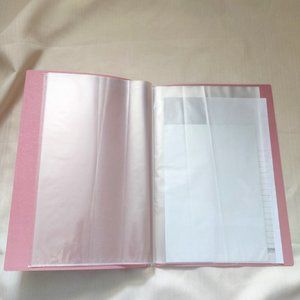 F4 Folder Display Book with 20 Clear Pockets (40 pages)